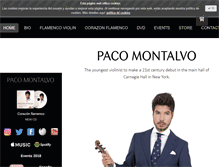 Tablet Screenshot of pacomontalvo.org